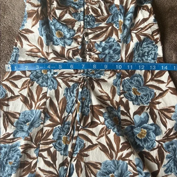 Madewell NWT Sleeveless V-Neck Midi Dress in Floral - Size 4 - Picture 12 of 12